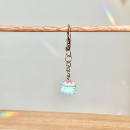 Birthday Cake Keychain