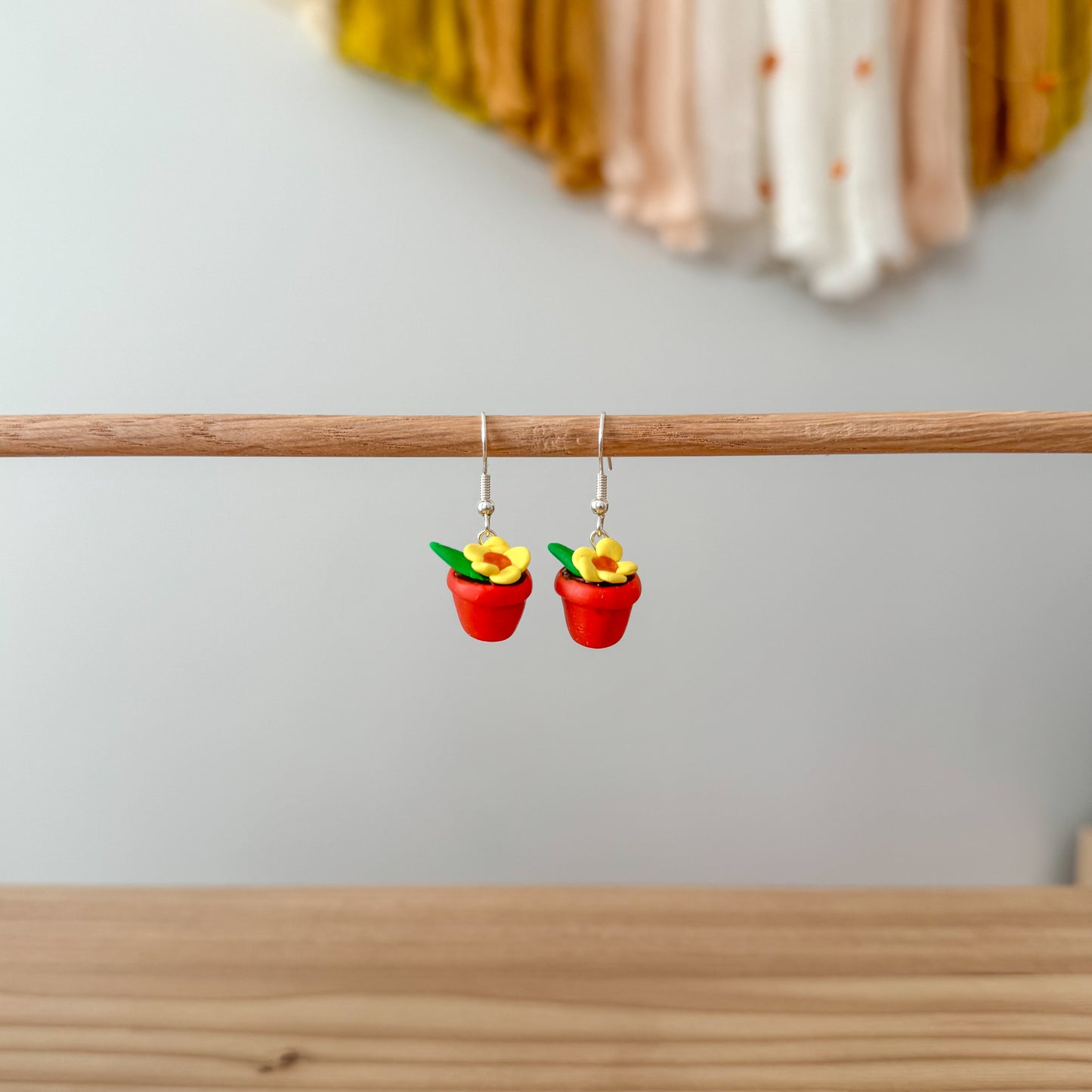 Flower Pot Earrings