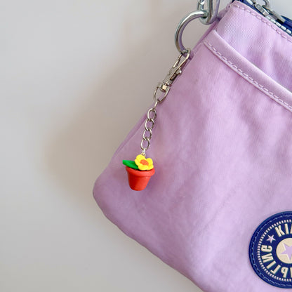 Flower Pot Keychain